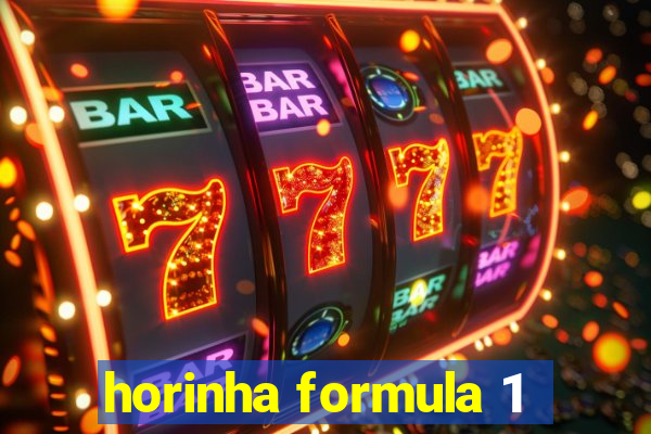 horinha formula 1